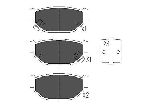 Kavo parts KBP-8007 Klocki hamulcowe, zestaw KBP8007: Dobra cena w Polsce na 2407.PL - Kup Teraz!