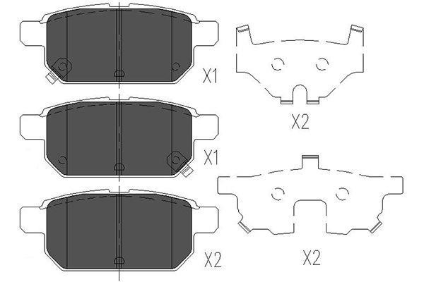 Kavo parts KBP-8526 Тормозные колодки дисковые, комплект KBP8526: Купить в Польше - Отличная цена на 2407.PL!