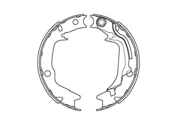 Kavo parts BS-3422 Brake shoe set BS3422: Buy near me at 2407.PL in Poland at an Affordable price!