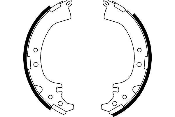 Kavo parts KBS-9933 Brake shoe set KBS9933: Buy near me in Poland at 2407.PL - Good price!