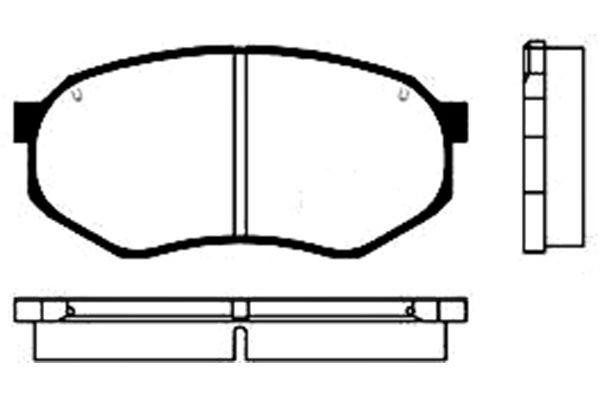 Kavo parts BP-4515 Klocki hamulcowe, zestaw BP4515: Dobra cena w Polsce na 2407.PL - Kup Teraz!