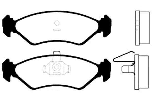 Kavo parts BP-4528 Scheibenbremsbeläge, Set BP4528: Kaufen Sie zu einem guten Preis in Polen bei 2407.PL!