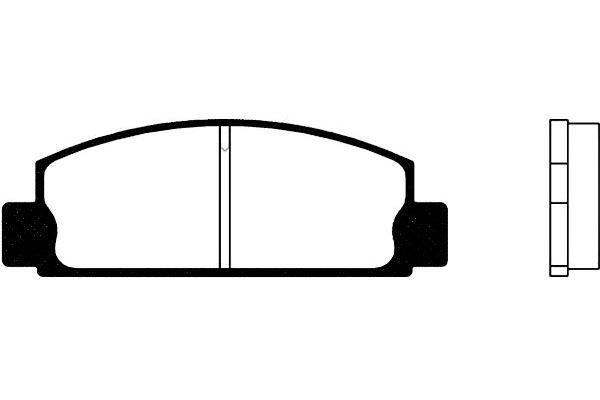 Kavo parts BP-4508 Klocki hamulcowe, zestaw BP4508: Dobra cena w Polsce na 2407.PL - Kup Teraz!