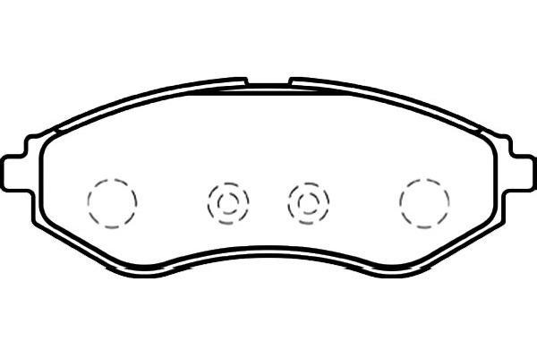 Kavo parts BP-1008 Klocki hamulcowe, zestaw BP1008: Dobra cena w Polsce na 2407.PL - Kup Teraz!