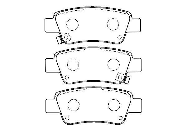 Kavo parts BP-2055 Klocki hamulcowe, zestaw BP2055: Dobra cena w Polsce na 2407.PL - Kup Teraz!