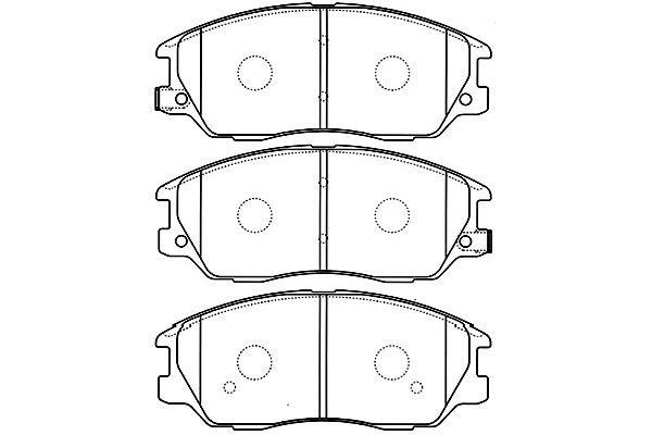 Kavo parts BP-3030 Гальмівні колодки, комплект BP3030: Приваблива ціна - Купити у Польщі на 2407.PL!