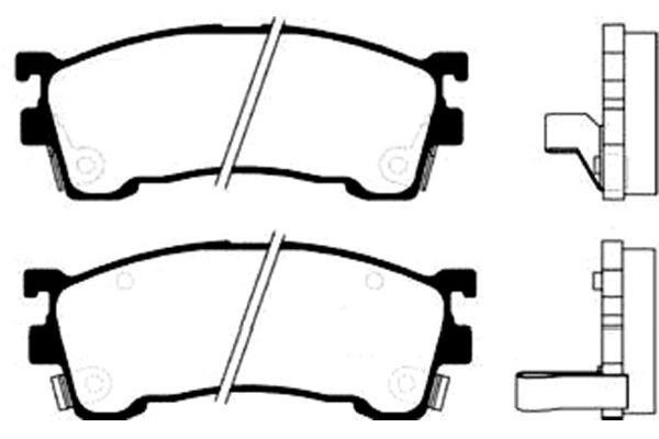 Kavo parts BP-4520 Klocki hamulcowe, zestaw BP4520: Dobra cena w Polsce na 2407.PL - Kup Teraz!