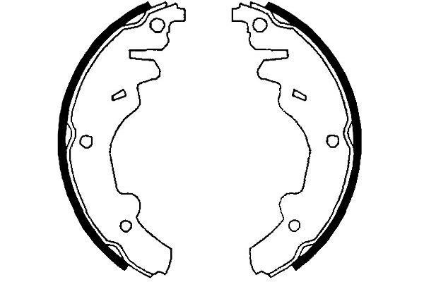 Kavo parts KBS-4411 Bremsbackensatz KBS4411: Kaufen Sie zu einem guten Preis in Polen bei 2407.PL!