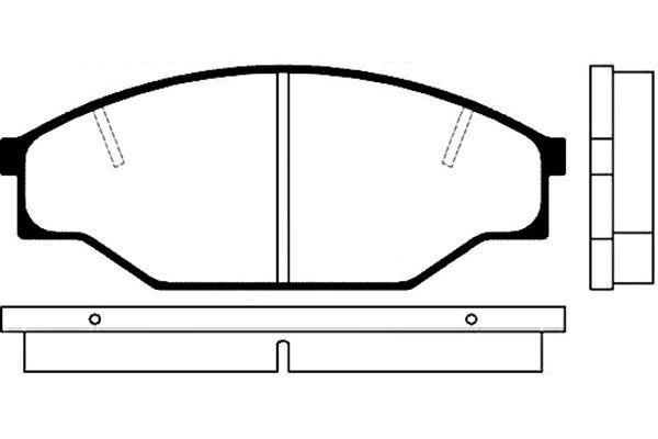 Kavo parts BP-9010 Scheibenbremsbeläge, Set BP9010: Kaufen Sie zu einem guten Preis in Polen bei 2407.PL!