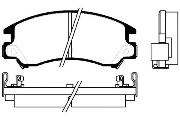 Kavo parts BP-8003 Klocki hamulcowe, zestaw BP8003: Dobra cena w Polsce na 2407.PL - Kup Teraz!