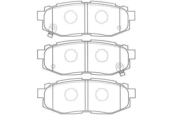 Kavo parts BP-8023 Тормозные колодки дисковые, комплект BP8023: Отличная цена - Купить в Польше на 2407.PL!