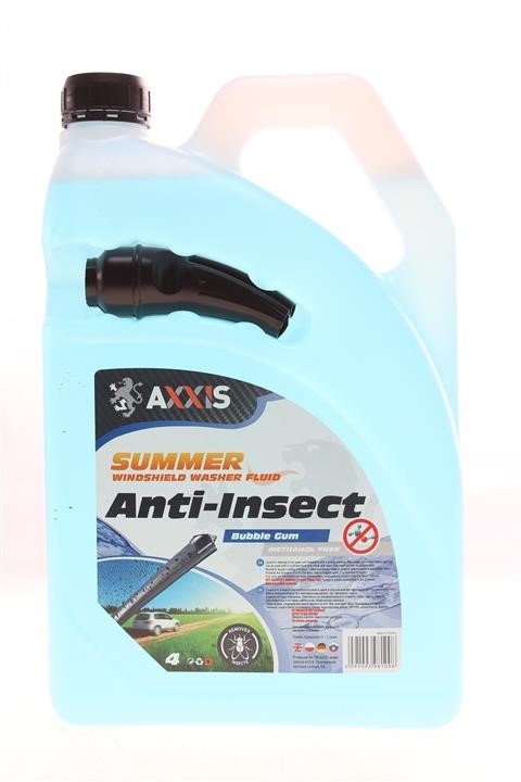 AXXIS 48391093981 Summer windshield washer fluid, Bubble Gum, 4l 48391093981: Buy near me in Poland at 2407.PL - Good price!