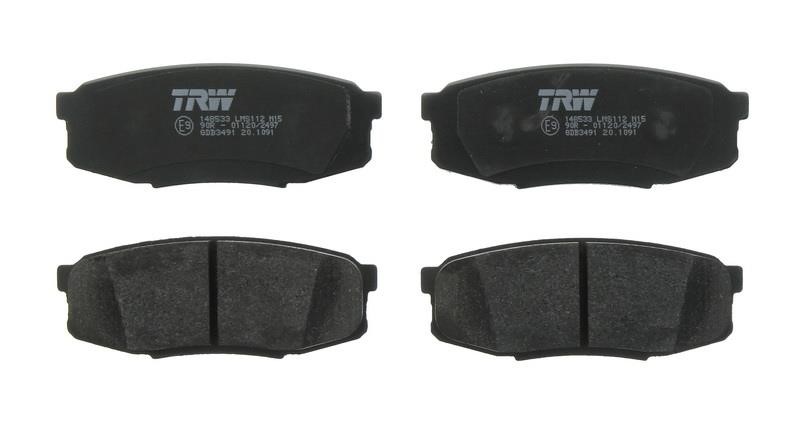 TRW GDB3491 TRW COTEC disc brake pads, set GDB3491: Buy near me in Poland at 2407.PL - Good price!