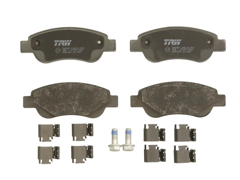 TRW GDB1633 TRW COTEC disc brake pads, set GDB1633: Buy near me in Poland at 2407.PL - Good price!