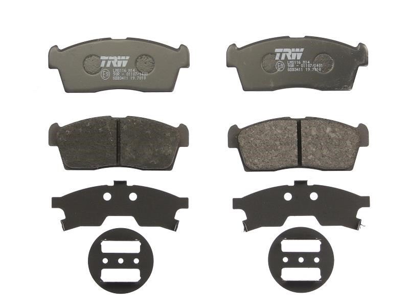 TRW GDB3411 TRW COTEC disc brake pads, set GDB3411: Buy near me in Poland at 2407.PL - Good price!