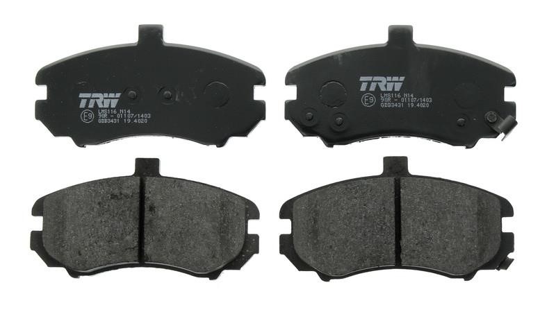 TRW GDB3431 TRW COTEC disc brake pads, set GDB3431: Buy near me in Poland at 2407.PL - Good price!