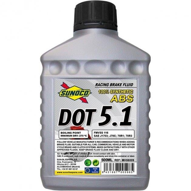 Sunoco MH56009 SUNOCO BRAKE FLUID DOT5.1, 0,5л MH56009: Buy near me at 2407.PL in Poland at an Affordable price!