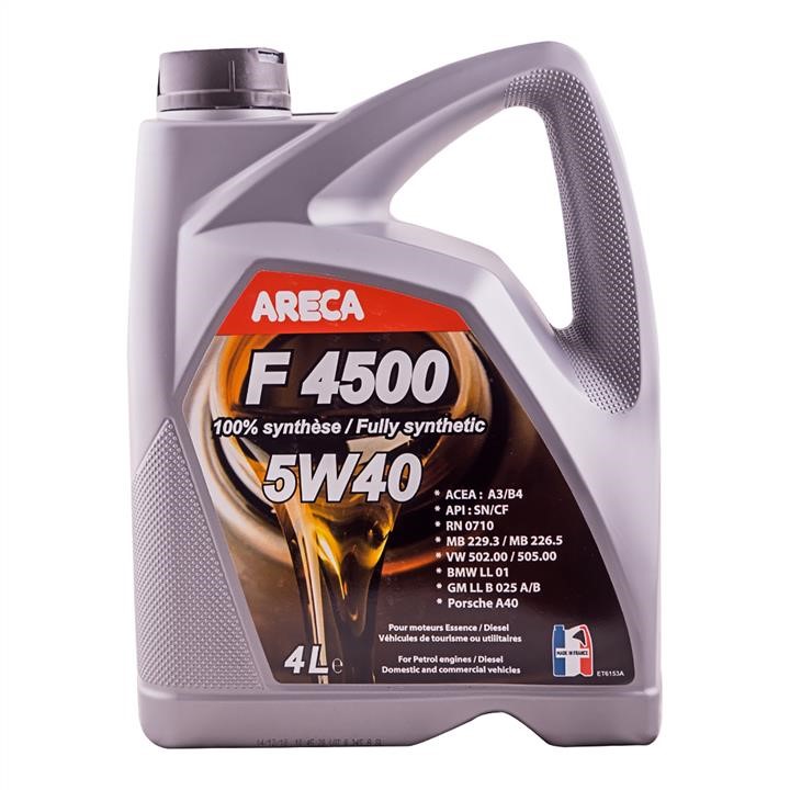 Areca 051519 Engine oil Areca F4500 5W-40, 4L 051519: Buy near me at 2407.PL in Poland at an Affordable price!