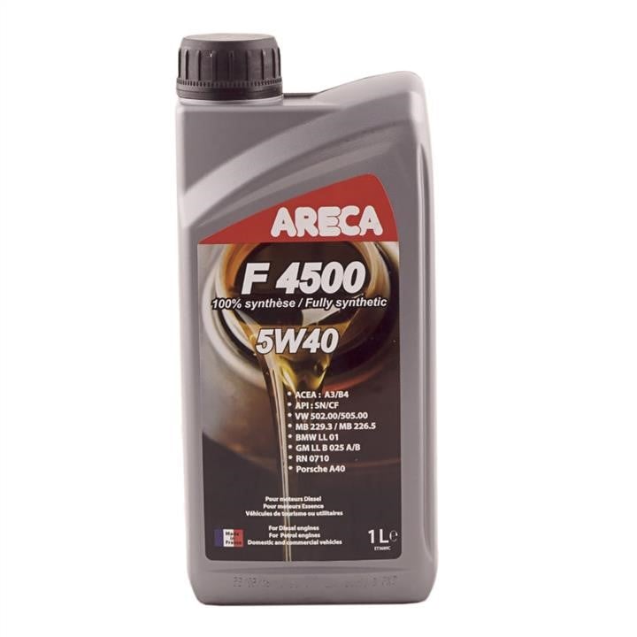 Areca 032C000100 Engine oil Areca F4500 5W-40, 1L 032C000100: Buy near me in Poland at 2407.PL - Good price!