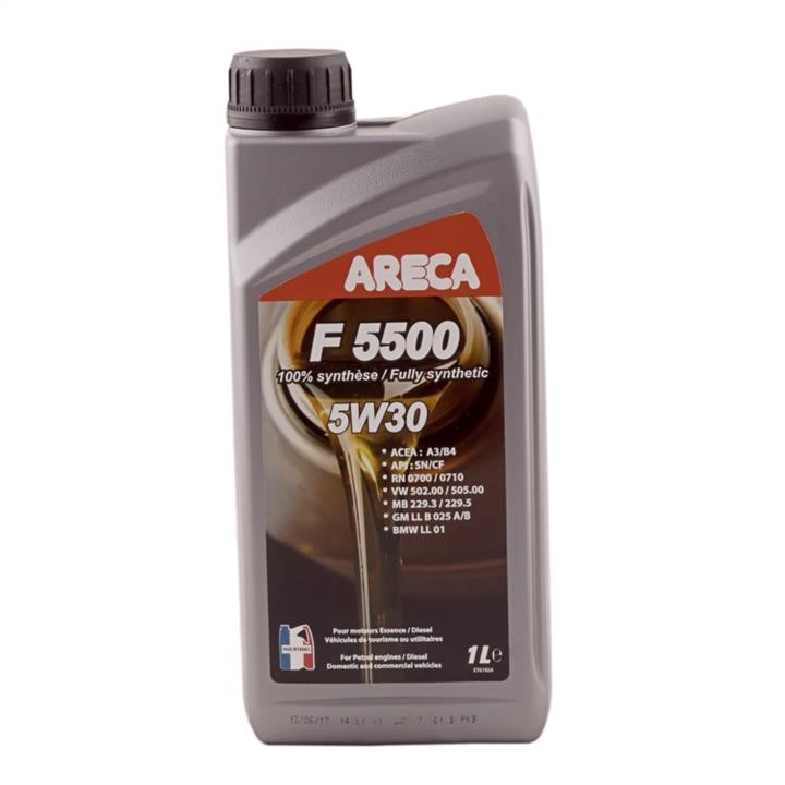 Areca 027C0001000 Engine oil Areca F5500 5W-30, 1L 027C0001000: Buy near me in Poland at 2407.PL - Good price!