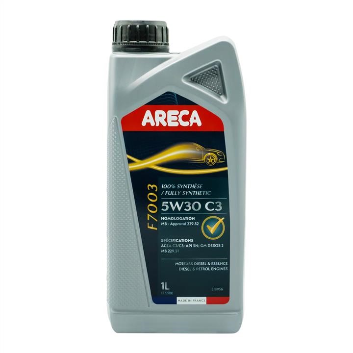 Areca 023C000100 Engine oil Areca F7003 5W-30, 1L 023C000100: Buy near me in Poland at 2407.PL - Good price!