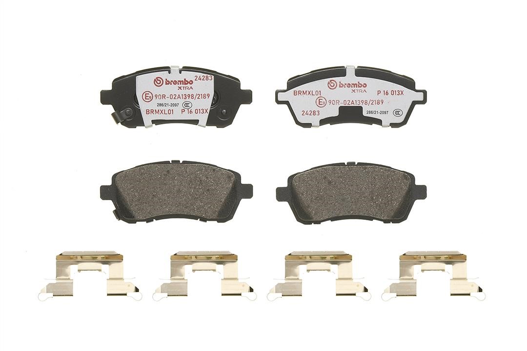 Brembo P 16 013X BREMBO XTRA disc brake pads, set P16013X: Buy near me in Poland at 2407.PL - Good price!