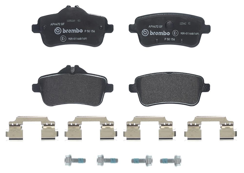 Brembo P 50 156 Scheibenbremsbeläge, Set P50156: Kaufen Sie zu einem guten Preis in Polen bei 2407.PL!