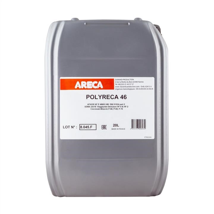 Areca 300603 ARECA POLYRECA 46 hydraulic fluid, 20l 300603: Buy near me at 2407.PL in Poland at an Affordable price!