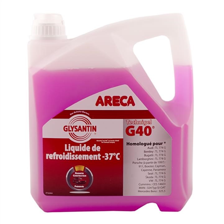 Areca 560455 Antifreeze ARECA GLYSANTIN G40 red, ready to use -37C, 4L 560455: Buy near me in Poland at 2407.PL - Good price!
