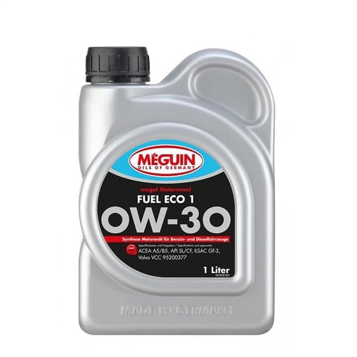 Meguin 33038 Моторное масло Meguin Fuel Eco 1 0W-30, 1л 33038: Отличная цена - Купить в Польше на 2407.PL!