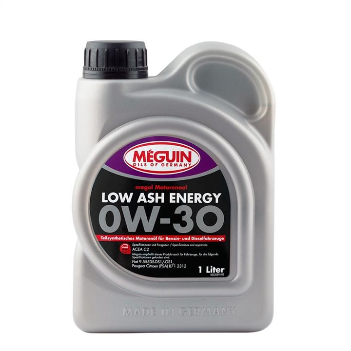 Meguin 33031 Моторное масло Meguin Low ASH Energy 0W-30, 1л 33031: Отличная цена - Купить в Польше на 2407.PL!