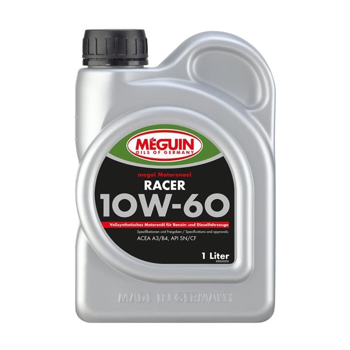 Meguin 6524 Engine oil Meguin Racer 10W-60, 1L 6524: Buy near me in Poland at 2407.PL - Good price!