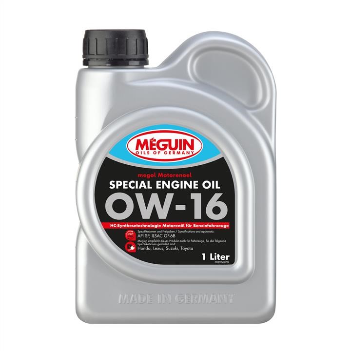 Meguin 33055 Olej silnikowy Meguin Special Engine Oil 0W-16, 1L 33055: Dobra cena w Polsce na 2407.PL - Kup Teraz!