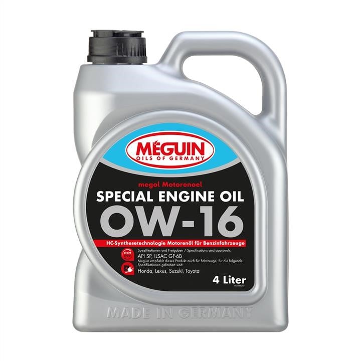 Meguin 33056 Olej silnikowy Meguin Special Engine Oil 0W-16, 4L 33056: Dobra cena w Polsce na 2407.PL - Kup Teraz!