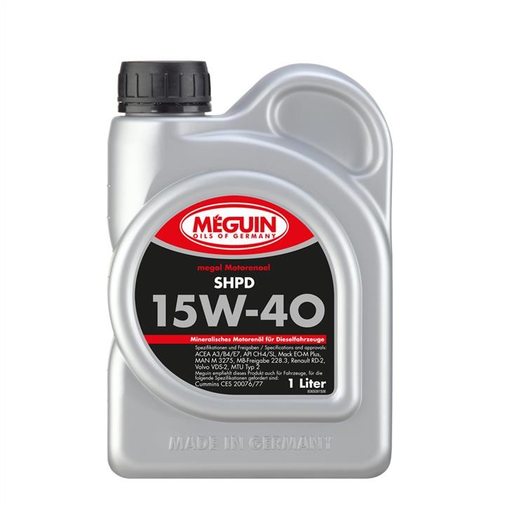 Meguin 6509 Моторное масло Meguin SHPD 15W-40, 1л 6509: Отличная цена - Купить в Польше на 2407.PL!