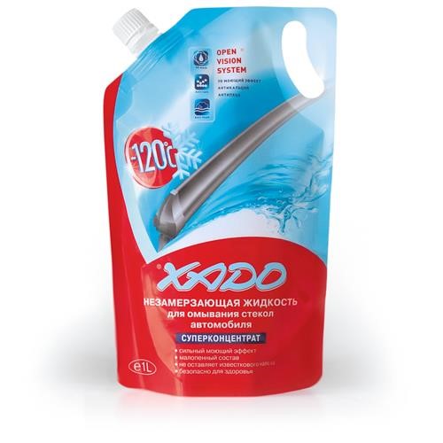 Xado XA 50011_2 Winter windshield washer fluid, superconcentrate, -120°C "Lemon & Lime", 1 L XA500112: Buy near me in Poland at 2407.PL - Good price!