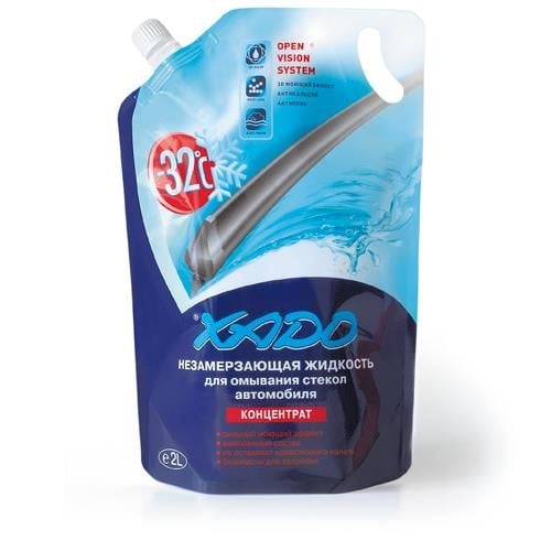 Xado XA 50010_2 Winter windshield washer fluid, concentrate, -32°C "Lemon & Lime", 2 L XA500102: Buy near me at 2407.PL in Poland at an Affordable price!