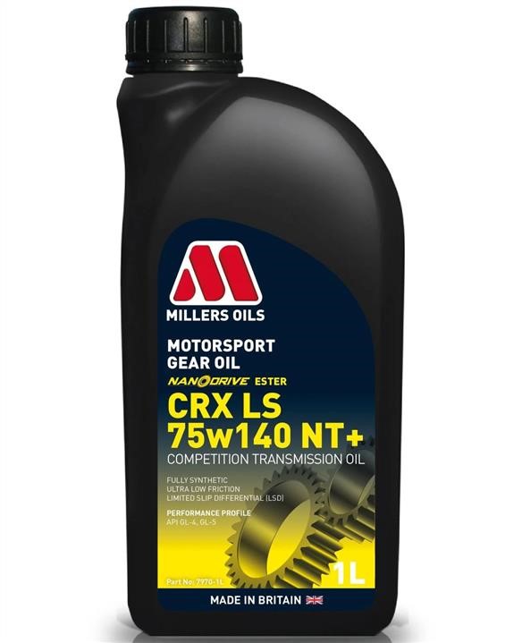 Millers Oils 7970-1 Getriebeöl MILLERS CRX LS 75W140 NT+, API GL-4/GL-5, 1 l 79701: Kaufen Sie zu einem guten Preis in Polen bei 2407.PL!