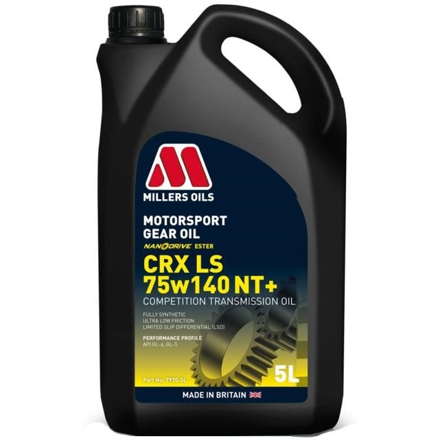 Millers Oils 7970-5 Transmission oil MILLERS CRX LS 75W140 NT+, API GL-4/GL-5, 5 l 79705: Buy near me at 2407.PL in Poland at an Affordable price!