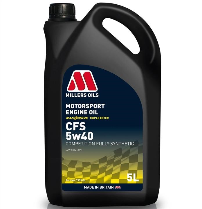 Millers Oils 7953-5 Engine oil Millers Oils CFS 5W-40, 5L 79535: Buy near me in Poland at 2407.PL - Good price!