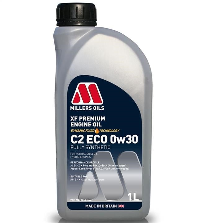Millers Oils 8045-1 Engine oil Millers Oils XF Premium C2 ECO 0W-30, 1L 80451: Buy near me in Poland at 2407.PL - Good price!