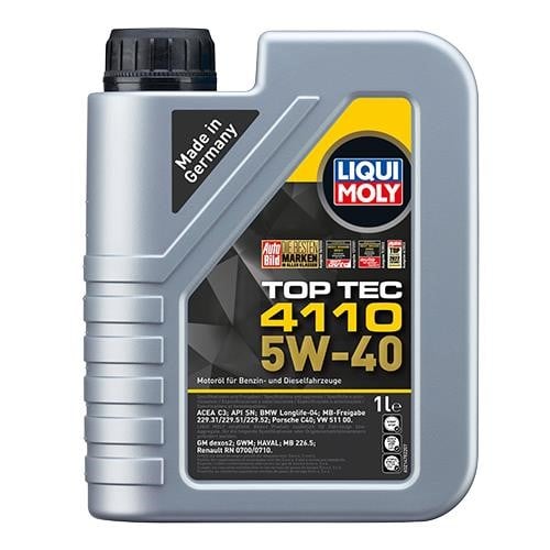 Liqui Moly 21478 Engine oil Liqui Moly Top Tec 4110 5W-40, 1L 21478: Buy near me at 2407.PL in Poland at an Affordable price!