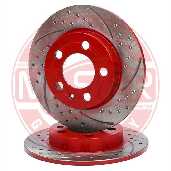 Master-sport 24010901331SE-SET-MS Rear brake disc, non-ventilated 24010901331SESETMS: Buy near me in Poland at 2407.PL - Good price!