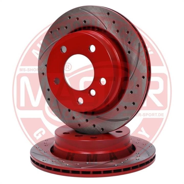 Master-sport 24011901071SE-SET-MS Rear ventilated brake disc 24011901071SESETMS: Buy near me in Poland at 2407.PL - Good price!
