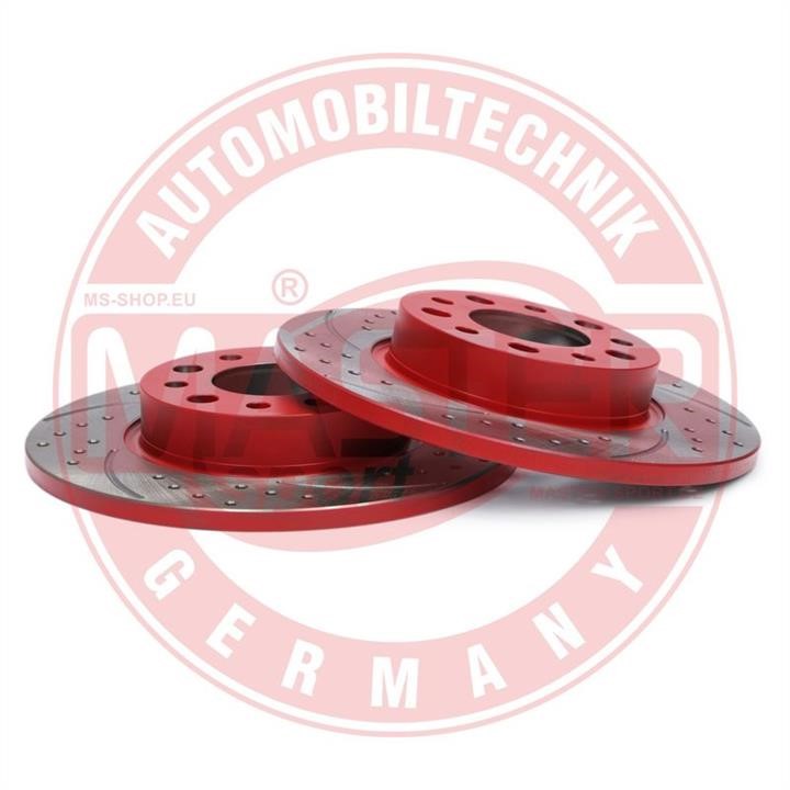 Master-sport 24011201701SE-SET-MS Rear brake disc, non-ventilated 24011201701SESETMS: Buy near me in Poland at 2407.PL - Good price!