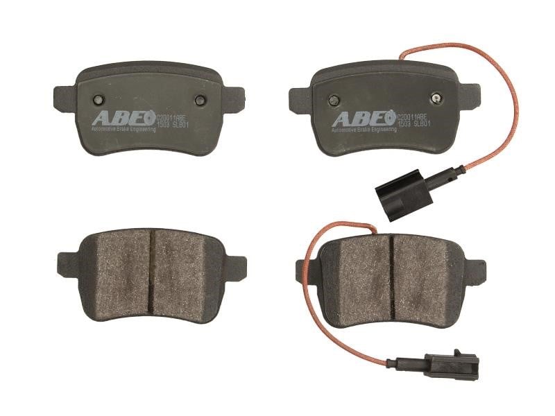 ABE C2D011ABE Rear disc brake pads, set C2D011ABE: Buy near me in Poland at 2407.PL - Good price!