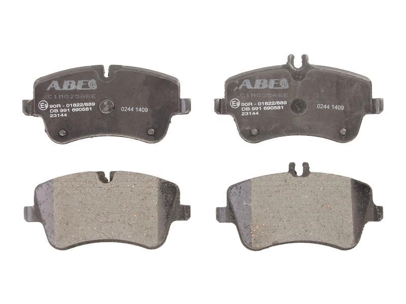 ABE C1M025ABE Front disc brake pads, set C1M025ABE: Buy near me in Poland at 2407.PL - Good price!