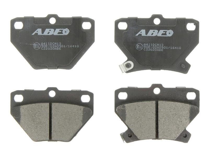 ABE C22020ABE Тормозные колодки дисковые задние, комплект C22020ABE: Отличная цена - Купить в Польше на 2407.PL!
