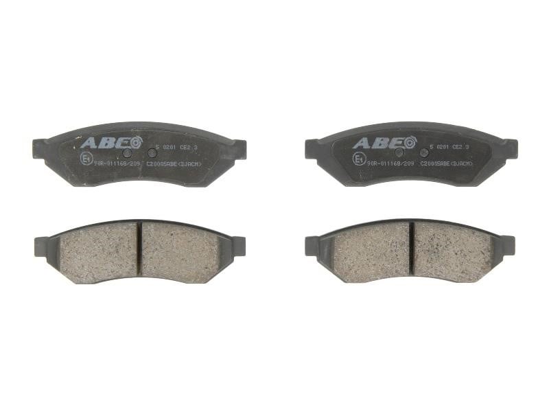 ABE C20005ABE Rear disc brake pads, set C20005ABE: Buy near me in Poland at 2407.PL - Good price!