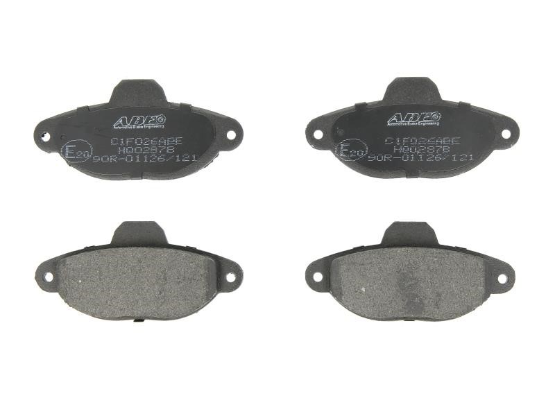 ABE C1F026ABE Front disc brake pads, set C1F026ABE: Buy near me in Poland at 2407.PL - Good price!